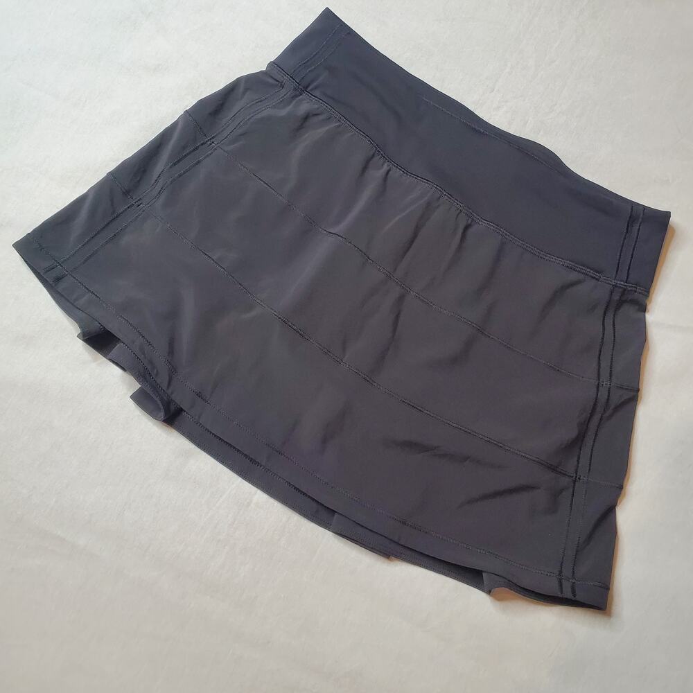 Lululemon Women's 4 Pace Rival Skirt (Tall) 4-way Stretch Black W8A79T